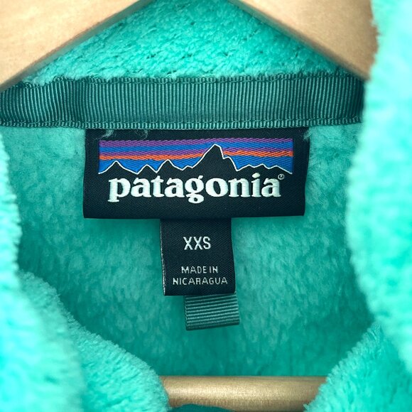 Patagonia Re-Tool Snap T Pullover Sweater Womens XXS Green Fleece 25442 - Picture 2 of 10